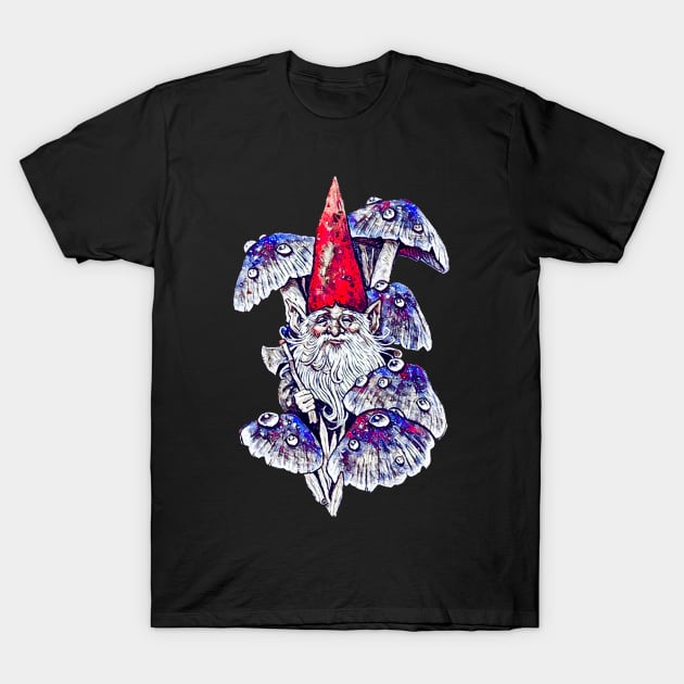 Gnome with Toadstools T-Shirt by CoolMomBiz